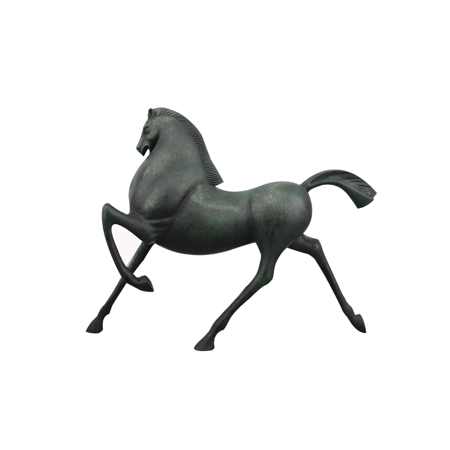 Metal Walking Horse Ornament