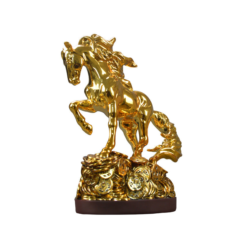 Golden Horse of Abundance and Luck