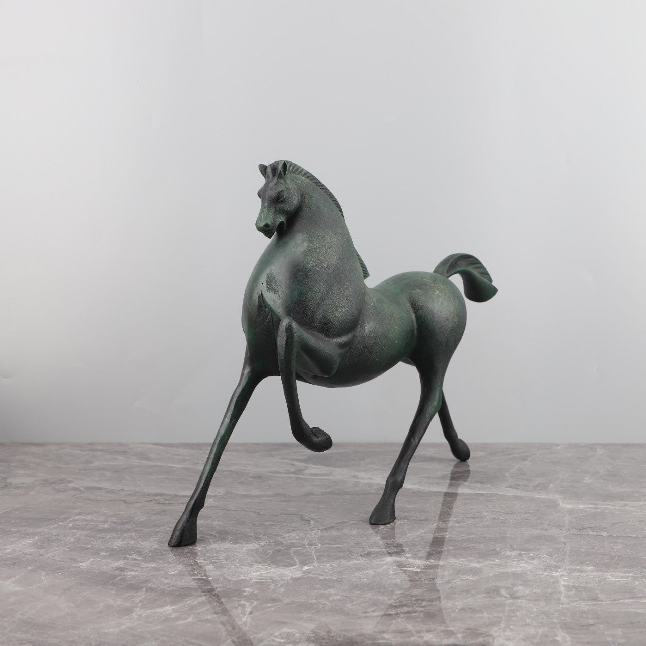 Metal Walking Horse Ornament