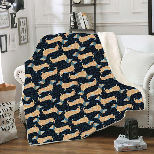 Snuggle blanket - Dachshund design